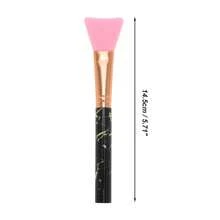 1 Pc Mask Brush, Lightweight Marble Facial Clay Masks Brush Applicator - 粉紅黑金色調 - 查看 4
