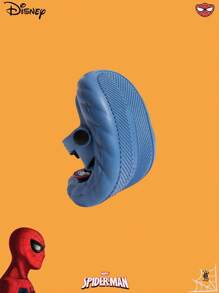 Disney Disney Children's Slippers Hero Mode Activated! Children's Non Slip Slippers; Urban Crawler: Wear Slippers Before Bedtime, Cartoon Spider Man Children's Hole Shoes, Summer Indoor Anti Slip Boys' Toe Cap Children's Slippers