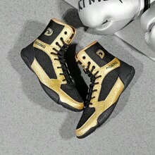 Professional Indoor Training Boxing Shoes, Competitive Men's Wrestling Shoes