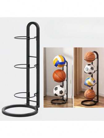1pc Rack Put Indoor Basketball Storage Ball Football Storage Basket Placed Rack