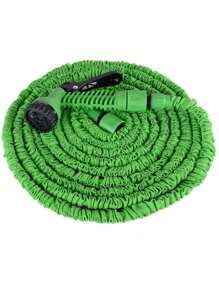 1pc 3x Expandable High Pressure Water Hose For Garden, Car Wash, Multi-Sizes (Blue)