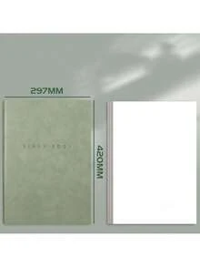 1pc Extra Large & Extra Thick A3 Size Notebook, Over 360 Pages, Leather Cover, Unique Fashion Creative Notebook, Suitable For Students, Sketchbook, Drawing Book, School Supplies,Back To School - Multicolor - View 18