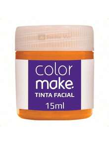 Colormake Liquid Paint All Colors Normal And Neon 15ml - Naranja - Ver 1