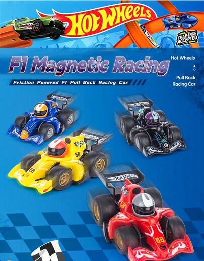  1PC/4PCS Mattel Officially Licenced Four Models To Choose From F1 Racing Car Dynamic Speed Hot Wheels Racing Car Toy Model Sliding Toy Gift For Teenagers To Collect And Play With Exciting And Dynamic Iconic Paintwork Toy Gift For Teenagers Christmas Birthday General Gift
