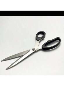 大号不锈钢裁缝剪刀，带塑料手柄，适用于家庭/办公室布料/皮革/绳索/线条裁剪，通用，返校，学校用品