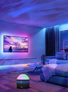 Wireless Remote Control USB Powered LED Star Sky Projector, Affordable Birthday Gift For Game Room/Bedroom, Small Night Light, Meditation Light, Sleep Aid, Ceiling, Star Sky, Room Decor, Home Decor, Lighting Projector