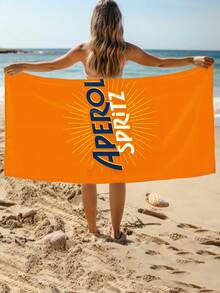1 Khăn tắm biển siêu mềm Aperol Spritz - 70.1x139.95cm, màu cam tươi sáng với họa tiết "Aperol Spritz" nổi bật, chất liệu polyester nhanh khô, thích hợp cho du lịch, hồ bơi, bơi lội, thể thao, spa, yoga, khách sạn, phòng tập thể dục và nhiều hoạt động khác, có thể giặt máy, phụ kiện bãi biển thiết yếu. - Nhiều màu - Xem 9
