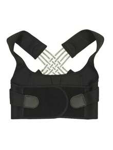 1Pc Posture Corrector Sports Strap For Men & Women.Alleviate Hunchback & Slouching, Shoulder Sculpting, Breathable & Adjustable Design. Made With High - Elasticity Material, Ergonomic Cross-Back Structure For Comfortable Support. Ideal For Daily Wear, Office Work & Gym Workouts. Say Goodbye To Bad Posture And Hello To A Confident, Healthy You! Shaped Shoulder&Back Strap