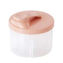 1pc Portable Rotary Multi-Compartment Baby Milk Powder Container, Easy To Disassemble And Clean