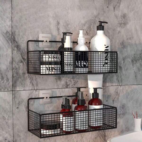 1pc Multi-Functional Storage Rack, For Bathroom, Kitchen, Countertop, Entryway, Office - Organizes Toiletries, Vegetables, Fruits, Cleaning Supplies, Office Supplies Back To School