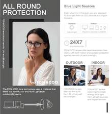 Blue Light Blocking Glasses Women Men Computer Eyeglasses,TR90 Fashion Round Transparent Anti Blue Light Glasses With Anti Eyestrain & UV Glare For Gaming & Reading (Flesh Pink) - S - 查看 4