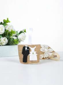 12 piezas de bolsas de almacenamiento mini europeas para boda, bolsas de regalo de tela de lino de tamaño pequeño para damas de honor, bolsas de regalo para boda