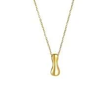 18K Bubble Letter Necklace Gold For Women, Initial Necklaces Rhinestone Chunky Bubble Letter Necklace As Mother's Day Gifts Charm Puff Name Pendant Alphabet Necklaces Non Tarnish Gold Plated Jewelry