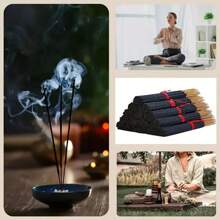 20/80/160pcs Cherry Blossom Incense Sticks, 50 Minutes Burning Time, Suitable For Home, Kitchen, Restaurant Meditation, Home And Office Fragrance - Suitable For Festivals And Gifts