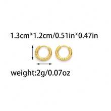 Mazuer 1 Pair 18K Gold Plated Retro Vintage Candy Color Unique Design Twist Hoop Earrings, Y2K Western Jewelry Gift For Girlfriend Mother's Day Ramadan Thanksgiving July 4th Holiday Party Daily Vacation