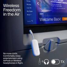 Twelve South Transmisor inalámbrico para Usar AirPod Pro y Auriculares inalámbricos en gimnasios o Aviones AirFly Pro - AirFlyPro - Ver 4