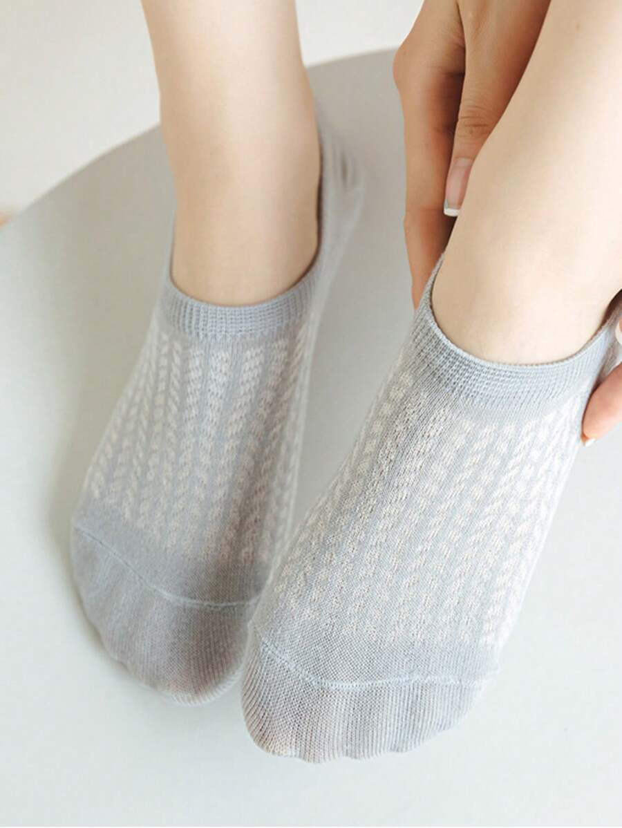 1/3/5 pares de calcetines de barco para mujer, calcetines invisibles con alta elasticidad, calcetines cortos transpirables de malla para el tobillo, versión mejorada con desodorización, de secado rápido y delgados y cómodos calcetines transparentes de barco, calcetines invisibles