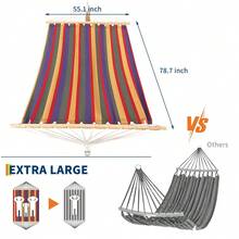 Meiyiu Wood Hammock Stand Only, Wood Hammock Stand, Weatherproof Outdoor Hammock With Stand For Patio Backyard Indoor, Max 330 Lbs, Curved - 12.5ft - View 3