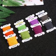 40/80 Color Box Embroidery Cross Stitch Thread, DIY Craft Sewing Floss For Embroidery, Knitting, Weaving