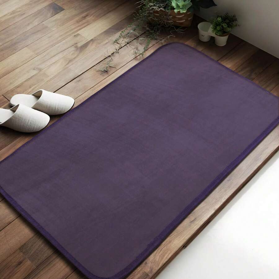 Lagua FREELY Non-Slip Rug, Compatible With Floor Heating, Carpet, 45 X 65cm/45 X 90cm, Memory Foam Mat, Soundproofing And Insulation, For Living Room/Bedroom/Office, Washable Water Repellent, Soft To The Touch, Entrance Mat, Scandinavian Design, Thick And Durable, Protects Flooring, Can Be Used In Any Season, Reduces Dust - Amethyst - View 1