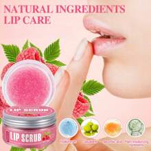 Raspberry Lip Scrub 30g Exfoliate Dead Skin, Brighten Lip Color, 24 Hour Deep Moisturizing, Nourishing Lip Skin.