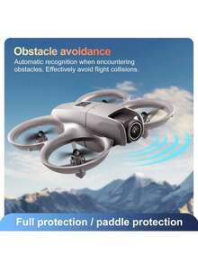 GENAI H21 可折叠无人机，初学者入门飞行器，手柄遥控器，一键/降落和简单操作，360 度翻转，水平陀螺仪，每次充电可飞行 6 分钟，节日/生日礼物。（此无人机有非摄像头版本）1800mAh