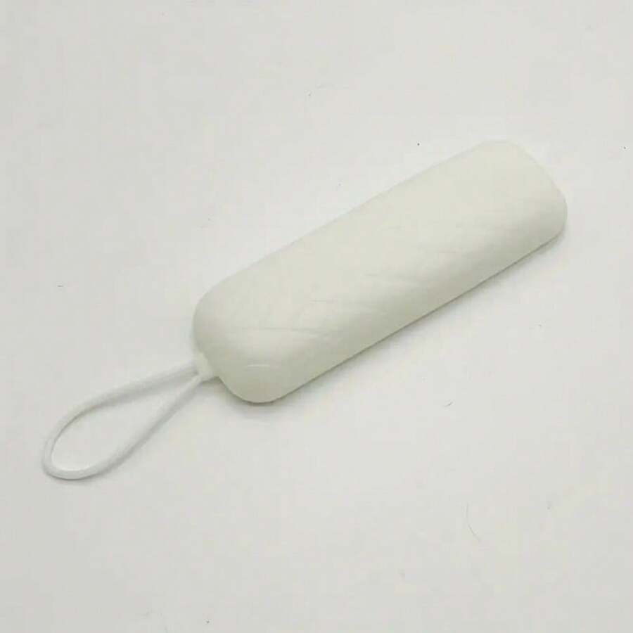 Universal Luminous Silicone Remote Control Cover With Hanging Rope - Used As A Protective Cover For TV Streaming Sticks And Voice Remote Controls, , Hisense, And Roku TV Remote Controls, With Shock-Absorbing, Anti Drop, Anti Scratch, And Dust-Proo - trắng - Xem 1
