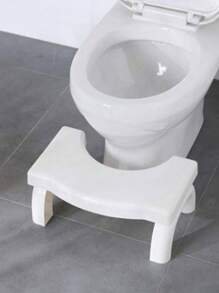 1 pieza Cojín de reposapiés plegable para inodoro, taburete de inodoro para cuclillas contra el estreñimiento, herramienta divina del inodoro, taburete de inodoro extraíble, sin necesidad de instalar almohadillas para los pies, de vuelta a la escuela