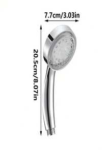 1 件 LED 淋浴头灯 - 自动变色，水力驱动，浴室/厨房/酒店装饰，适合作为节日礼物