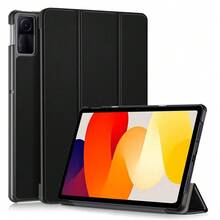 三折平板电脑保护壳适用于 Redmi Pad SE 11 英寸 Xiaomipad 7 11.2 Mipad 7pro Redmi Pad Pro 12.1 英寸 SE 8.7 - 黑色 - 查看 2