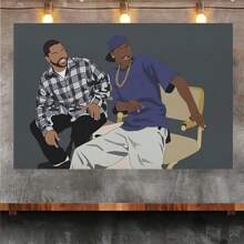 Friday Movie Classic Movie Posters, Hip-Hop Art Posters, Black Art, Christmas Holiday Gifts, Friends' Home Office Art, Dormitory Art Posters, Canvas Paintings Canvas Painting And Prints Wall Art Picture For Bedroom Home Decor Room Decor Wall Decor Wall Sticker Sticker Stickers