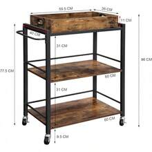 Bar & Serving Carts - 棕色 - 查看 12