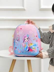 Söt tecknad miniryggsäck, bedårande enhörningsdesignad skolväska, regnbågsfärgad ryggsäck, kawaii tecknad ryggsäck, flickväska med axelrem, ryggsäck - Multifärgad - Visa 6