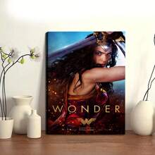1PC Wonder Superhero Woman Vintage Posters Prints Posters Artwork Posters Wall Stickers Canvas Painting Picture Print Hanging Scroll Decor Wallpaper Poster Wall Art Painting Study Nordic Home Decor House Bar Room Wall Decor Movie Figures Home Decoration Painting Wall Art Bedroom Cartoons Decor Wallpaper Wall Bedroom Decoration - Frameless