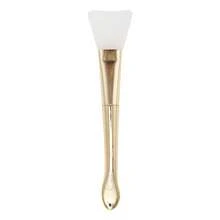 Smooth Spade Shape Facial Mask Brush 5.71" Length 1 Pc - Gold Tone - View 1
