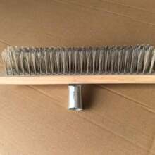 1pc Heavy Duty Stainless Steel Floor Scrub Brush - Suitable For Outdoor, Bathroom, Kitchen, Patio - Effectively Removes Moss, Grease And Dirt - No Power Required, Durable Cleaning Tool Stainless Steel Brush
