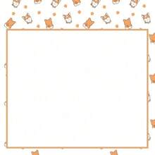 1pc New Corki-Themed Sticky Notes - Cute Orange-Brown Corki-Patterned Sticky Notes For Schools, Offices And Households, Perfect For Students, Teachers And Dog Lovers