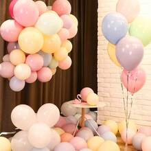 20pcs/Set 10inch Macaron Latex Balloons, Round Latex Balloon Set, Suitable For Birthday, Wedding, Anniversary, Baby Shower, Gender Reveal Party - No Power Needed, Fit For All Seasons And Father's/Mother's Day Party Decoration - Multicolor - View 7