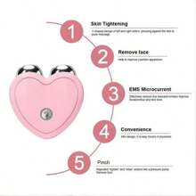 Elektrisches Gesichtslifting-Gerät Gesichtsrolle Massagegerät EMS Mikrostrom Vibrationsmassagegerät für die Schönheit des Gesichts 200mAh