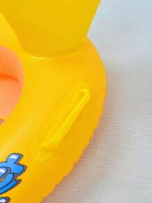 1 pieza Flotador inflable en forma de pato, con base de asiento para niños, material reforzado, diseño antivuelco, juguete de agua para piscina, playa, fiestas de vacaciones, diversión en verano - Multicolor - Ver 9