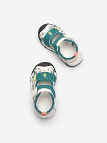 Balabala Kids' Sports Sandals Boys' Girls' Breathable Shoes 2025 Summer River Shoes Anti-Slip - White Green Tone - View 4