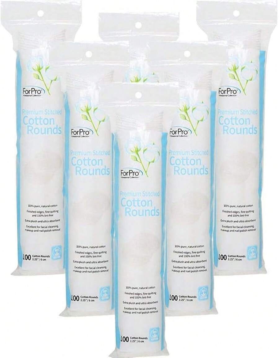 Pro Premium - Juego de 6 rollos de algodón cosido, 600 unidades