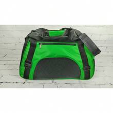 1 pieza Bolsa portátil para mascotas, diseño de asa y correa cruzada, apta para perros y gatos pequeños, para uso en viajes al aire libre - Azul - Ver 10