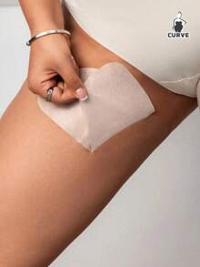 2 Pairs Disposable Non-Woven Thigh Chafing Pads For Plus Size, Anti-Chafing Thigh Protectors, Soft & Breathable No-Chafe Strips, Sweatproof & Invisible For Women & Men, Ultra-Thin Thigh Guards For Summer, Outdoor, Travel, Running, Hiking, Gym, And Daily Wear, Lightweight & Comfortable Thigh Anti-Friction Stickers, Skin-Friendly And Easy To Apply, Ideal For Skirts, Shorts, And Dresses