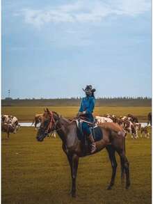 1pc Equestrian Whip Made Of PU Leather, Soft Equestrian Whip, Equestrian Training Aid With Non-Slip Braided Handle And Wrist Ring