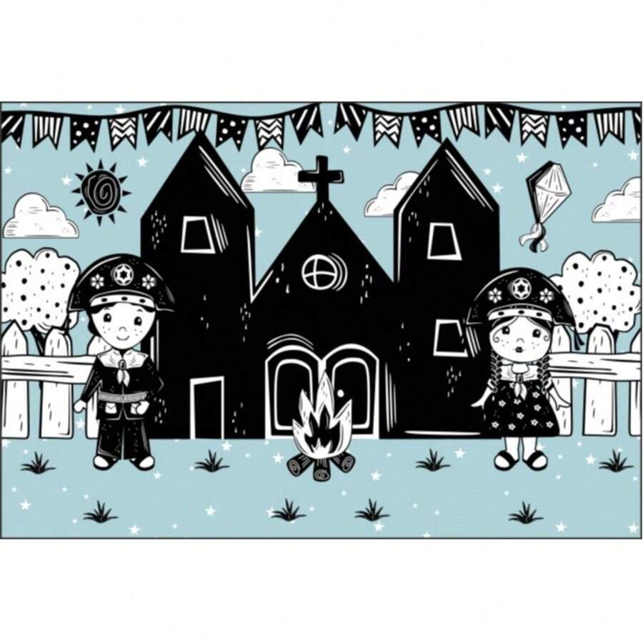 Photographic Panel June Festival Scenery Fabric 1.50 X 2.20m - FDFJN0122 - View 1