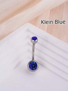1 buc inel la modă din oțel inoxidabil cu zirconiu cubic, inel pentru buric potrivit pentru buric, bijuterii pentru piercing pentru buric, bară de piercing pentru buric, inele pentru buric, unghii pentru buric, inele pentru buric, bijuterii pentru piercing pentru buric pentru femei și fete, purtare zilnică