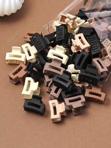 10/20/30 件多功能时尚小尺寸发夹，女士刘海发夹迷你简约发夹复古发饰夏季发夹爪夹发夹发夹发夹秋冬度假装女士