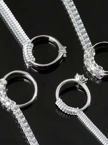 Set de 8 accesorios ajustadores de talla de anillo, ajustador de goma invisible y ajustable para anillos sueltos