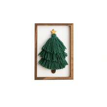 1pc Tasseled Christmas Tree In Frame, Christmas Home Party Decor, Tassel Christmas Tree Photo Frame, Handmade Christmas Craft, Tassel Christmas Tree Home Decoration, Available In Large, Medium And Small Sizes - Multicolor - View 15